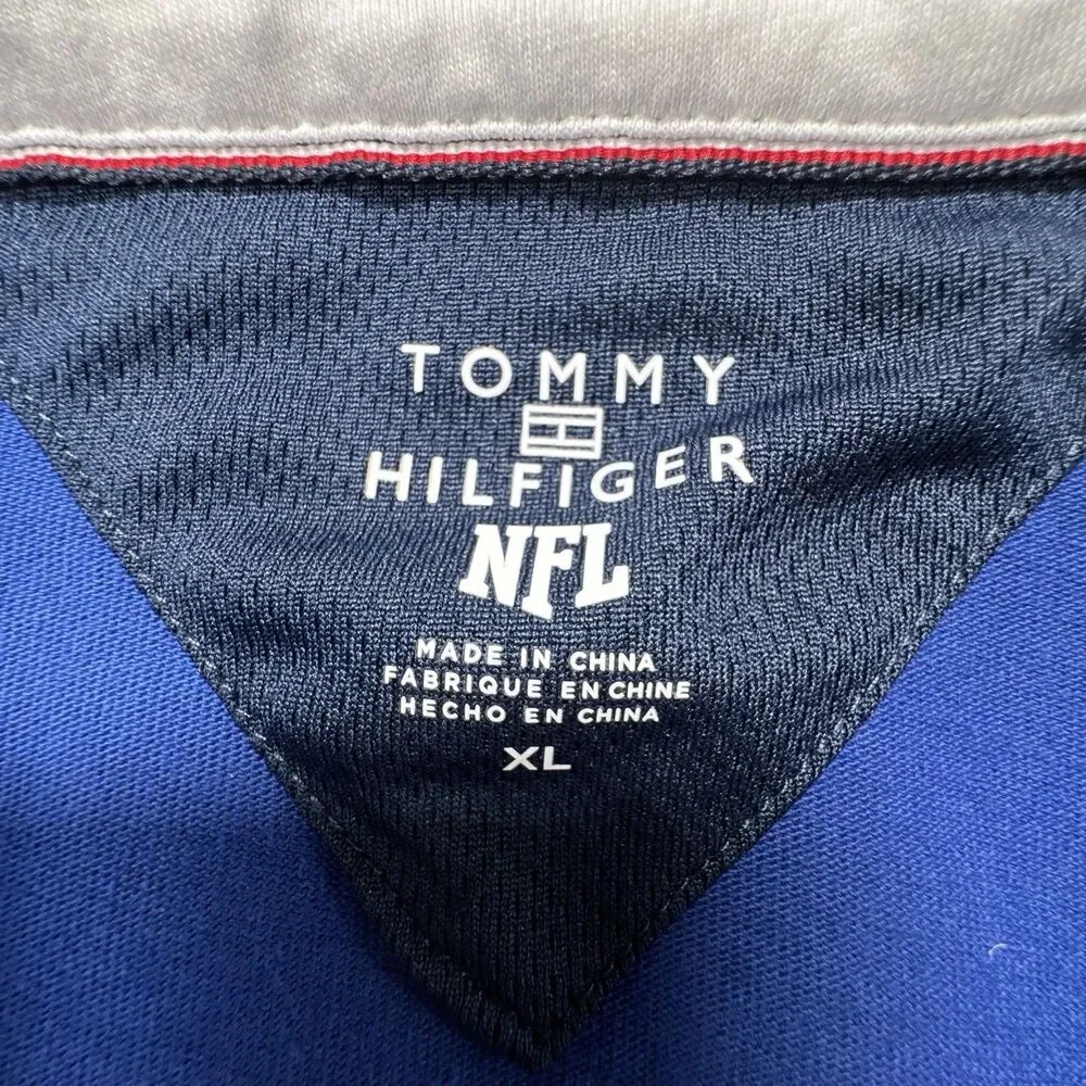 Indianapolis Colts Tommy Hilfiger NFL Long Sleeve Rugby Polo Shirt Men’s XL